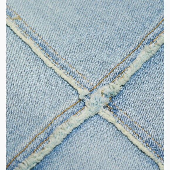 NWT Re/done Frayed Denim Maxi Skirt Size 28 (Women's 6 but will fit an 8) - Picture 5 of 5